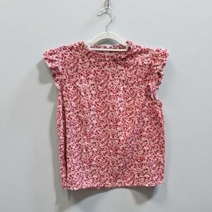 Women's Pink Floral Blouse